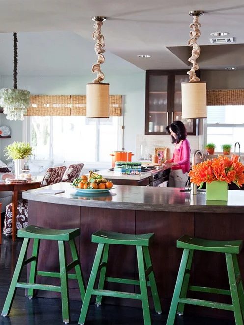 BH&G green barstools