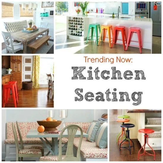 Kitchen Seating Collage