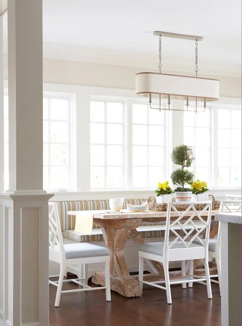 The Zhush well lit banquette