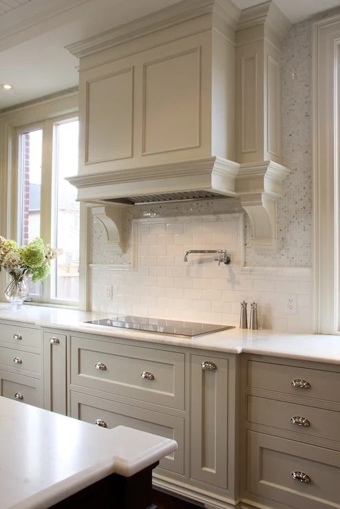 Clean Gray Kitchen