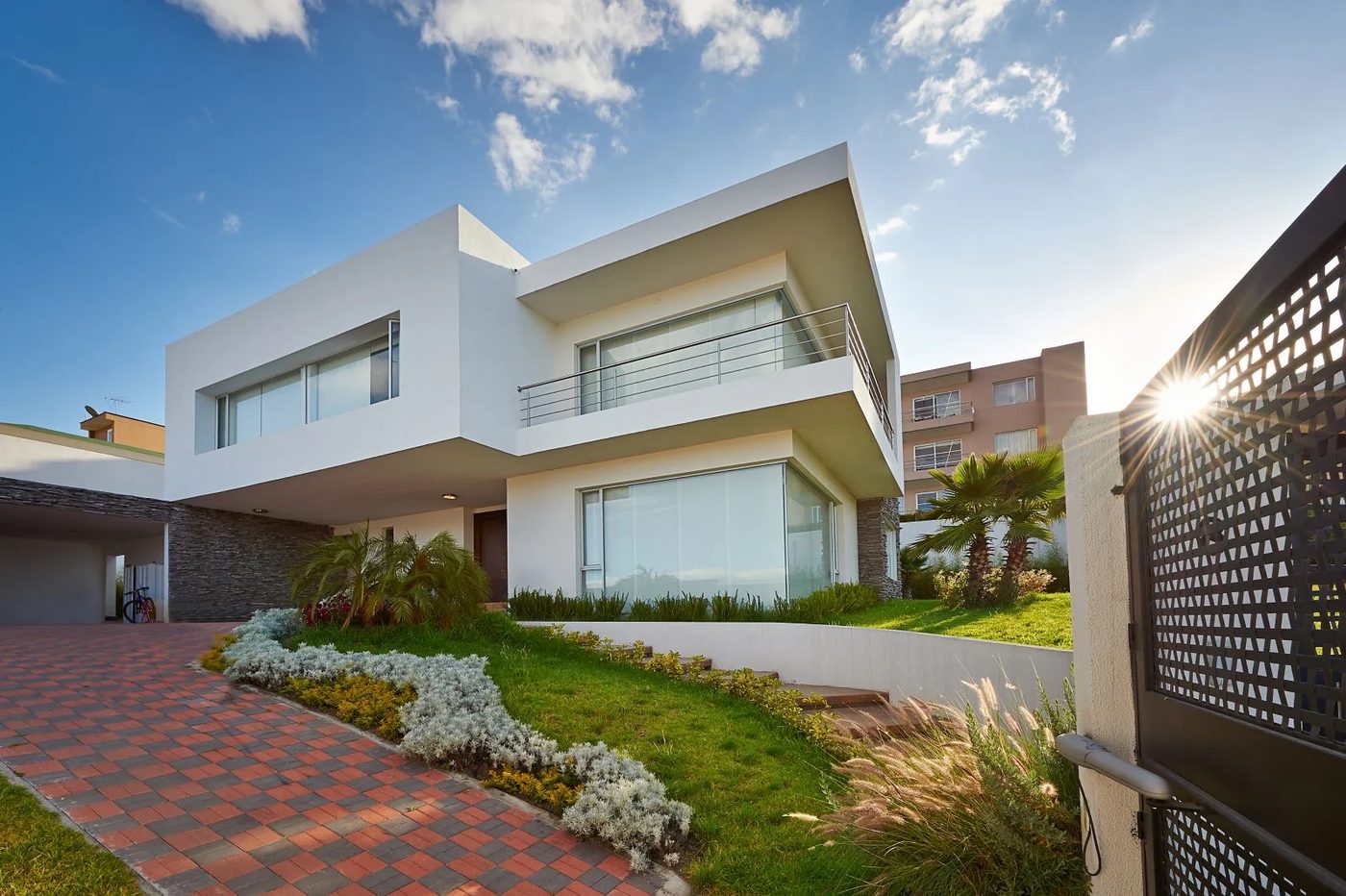 One Colored Home Exterior