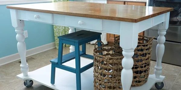 Turn a Table into a Rolling Island