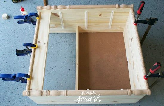 Transform a low-cost IKEA rast dresser with trim and corner guards, Sincerely Sara D on @Bekob