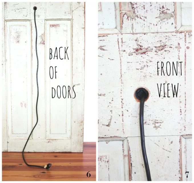 Vintage door to bedside lamp, by direct Nature Decor featured on @Bekob