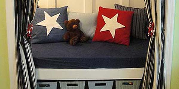 Turning an Unused Closet into a Built-in Reading Nook