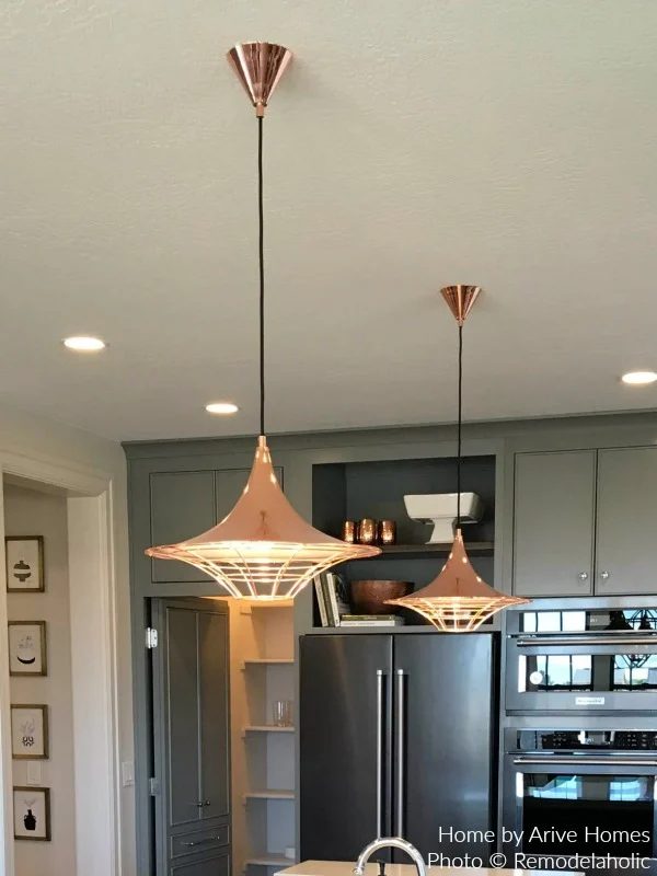 Industrial Pendant Lighting In The Kitchen For A Modern Farmhouse Look