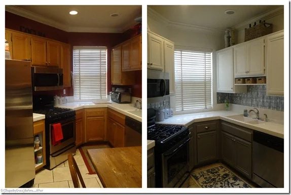 kitchen-remodel-grey-and-white-two-toned-painted-cabinets (5)