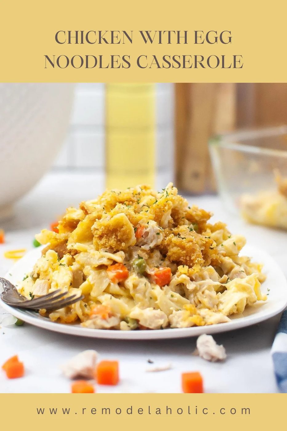 Chicken With Egg Noodles Casserole