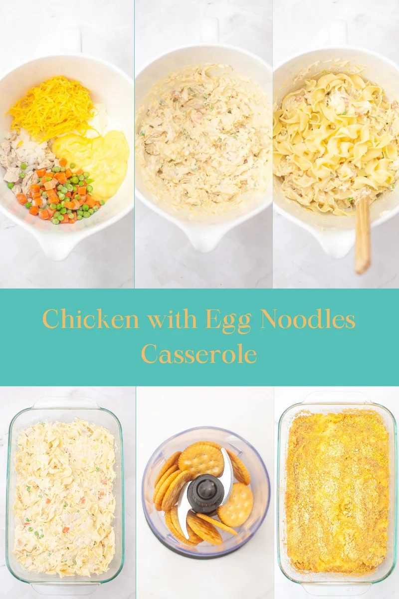 Chicken With Egg Noodles Casserole Process