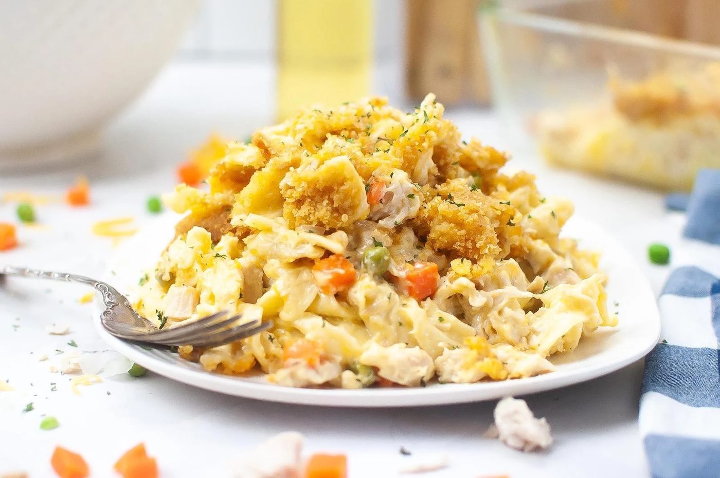 Direct Comfort: Chicken with Egg Noodles Casserole to Satisfy Your Cravings