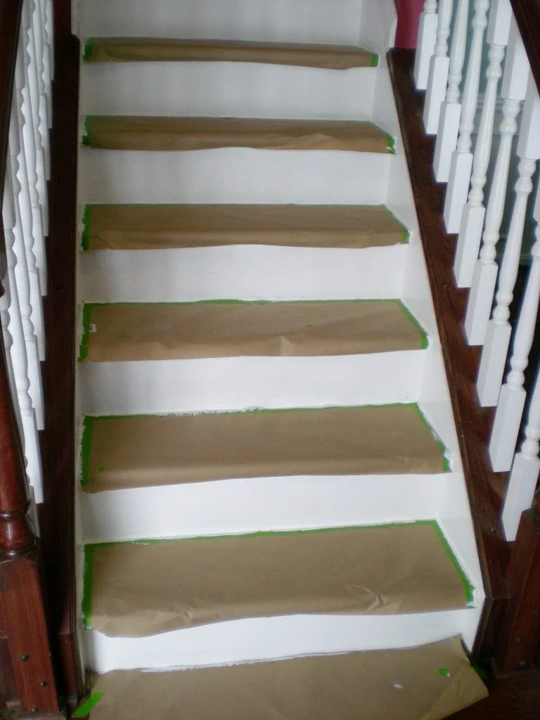 22 low-cost Staircase Handmade, Carpet To Wood Treads, By Cleverly Inspired, Featured On @Bekob