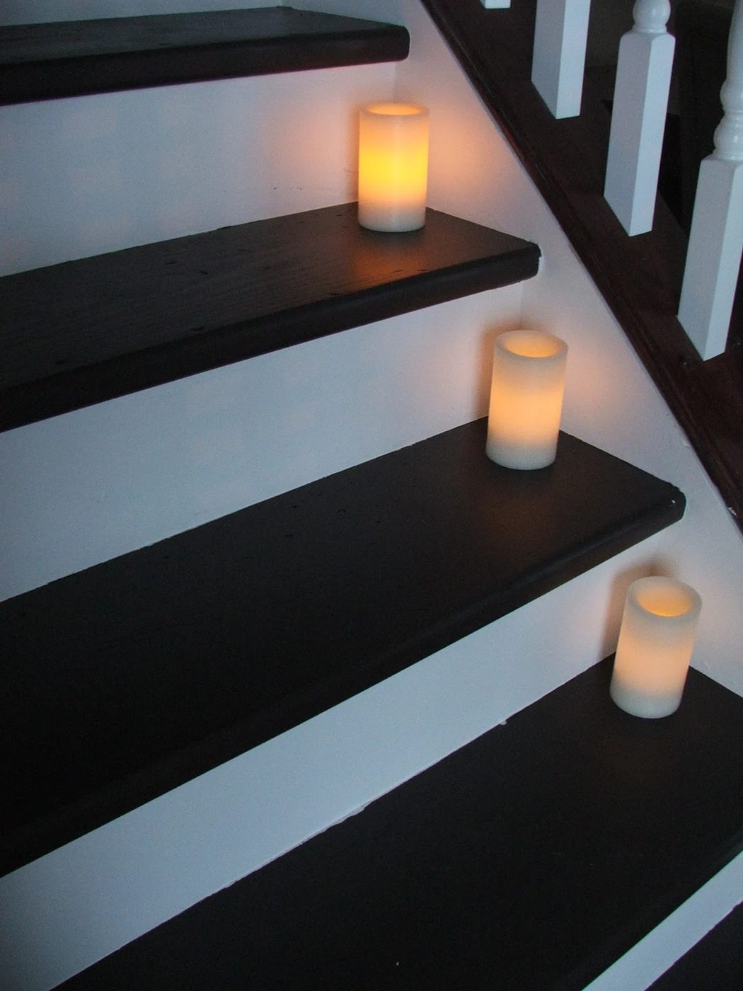 35 Handmade Stair Makeover On A Tiny modest-cost, Carpeted Stairs To Wooden Treads, By Cleverly Inspired, Featured On @Bekob