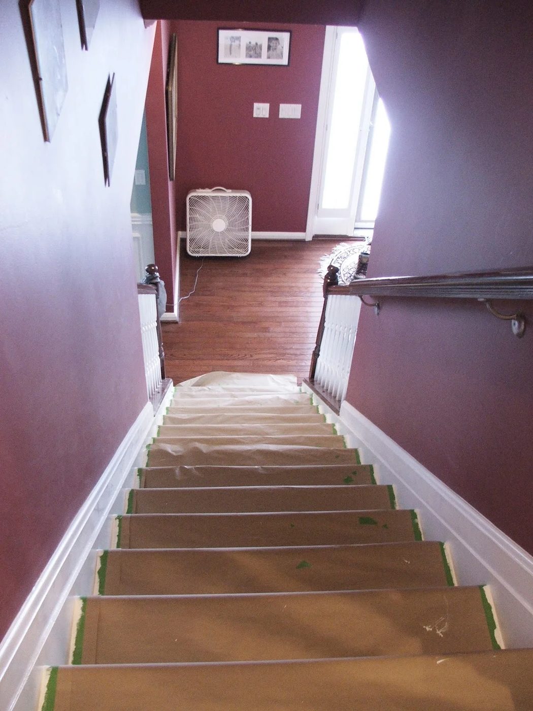 29 walkthrough For Stairway Makeover, Carpet To Wooden Treads, By Cleverly Inspired, Featured On @Bekob