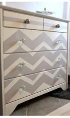 dresser-chevron-painted