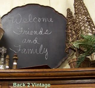 Up-cycled Table Top to Chalkboard