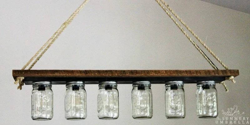 Upcycle a Vanity Light Strip to a Hanging Pendant Light