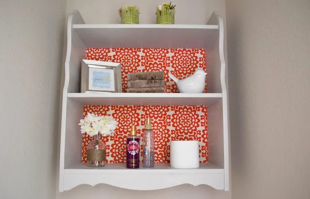 Our Love and Our Blessing bathroom shelf 19