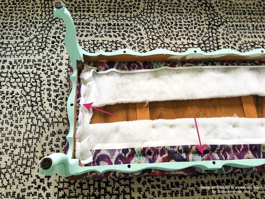 straightforward upholstered bench walkthrough!