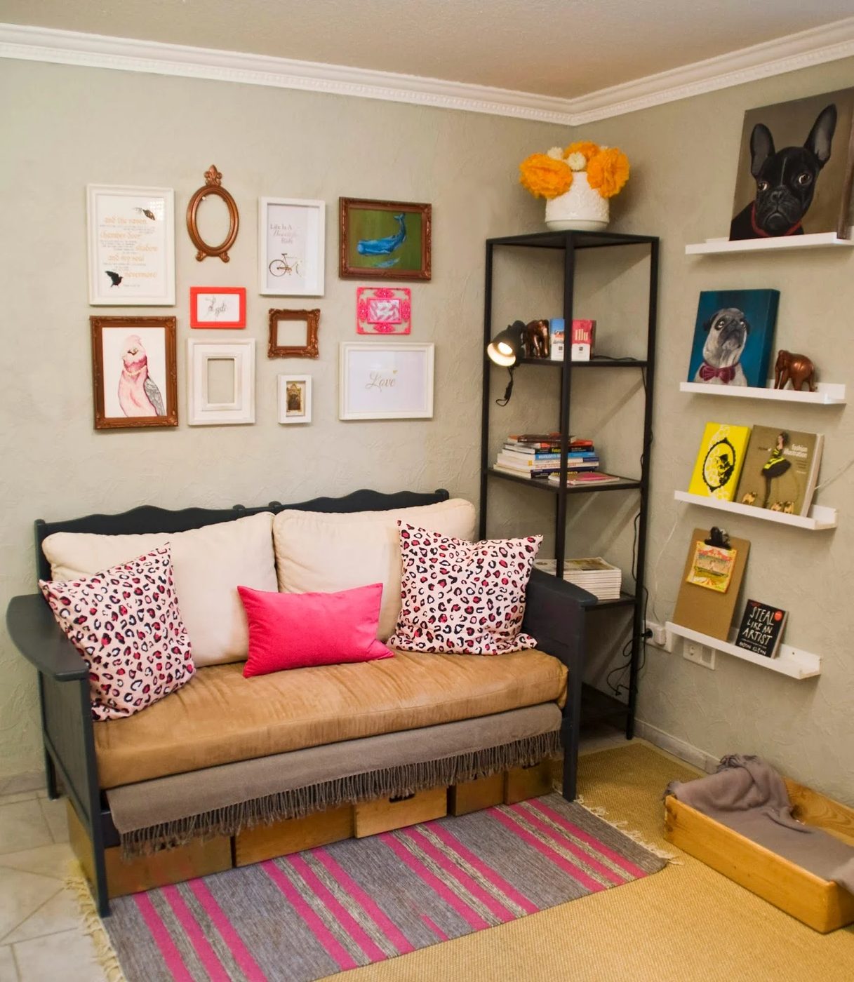 New couch from a repurposed crib by Pudel-design featured on Bekob