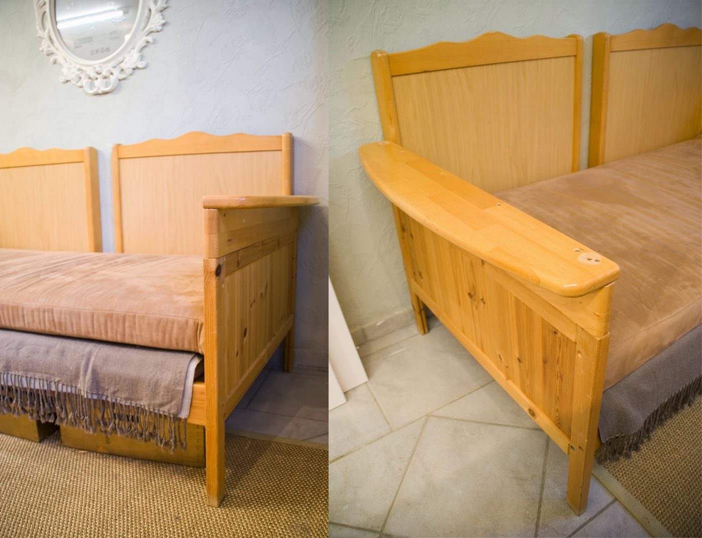 Use an old crib by turning it into a sofa by Pudel-design featured on Bekob