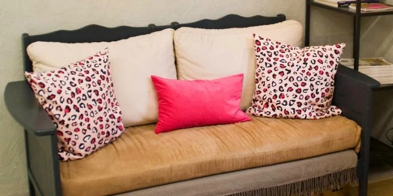 Upcycled Crib into Couch
