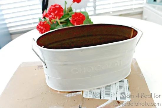 Upcycled Planter - White