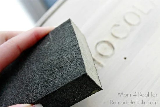 Upcycled Planter - Distressing