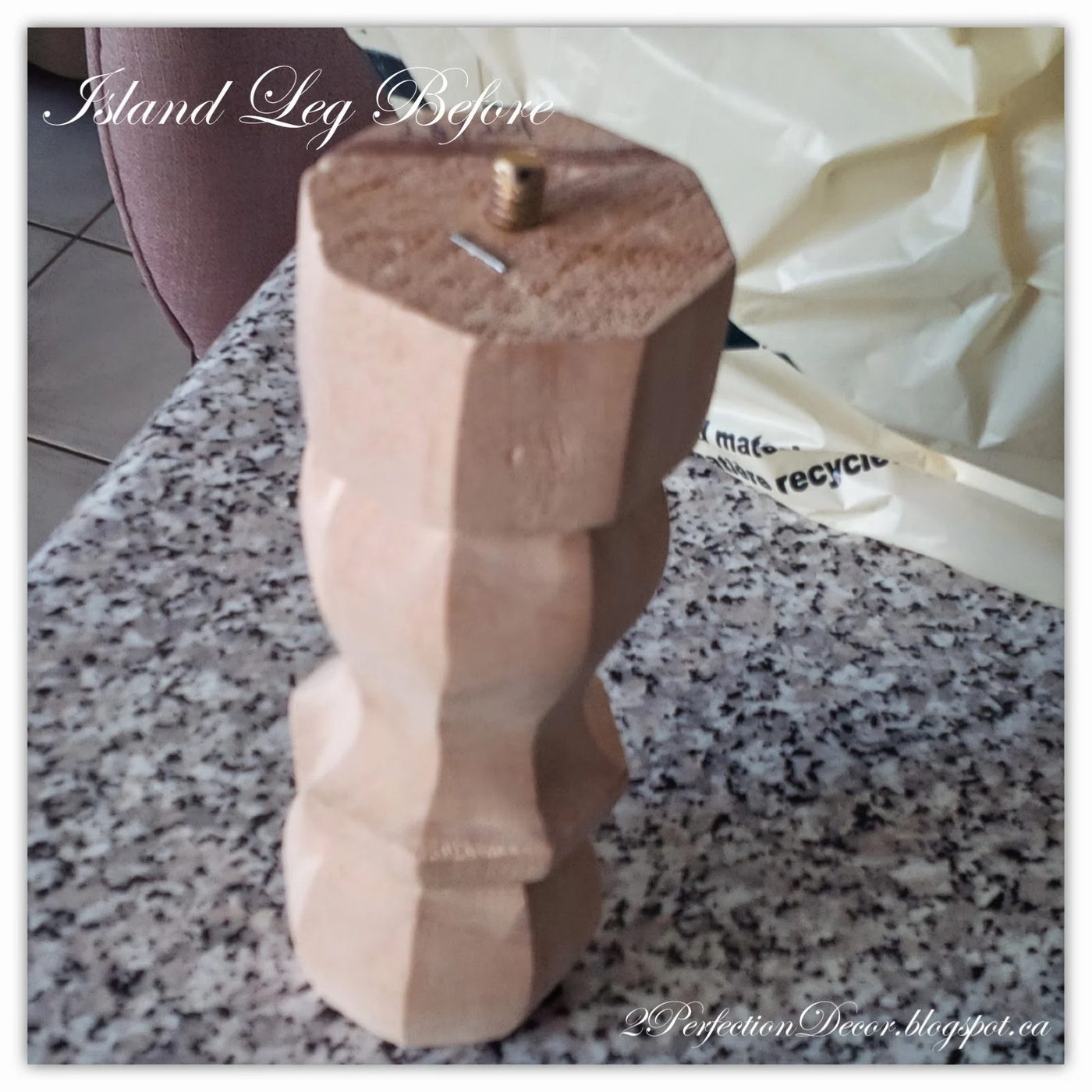 Adding legs to kitchen island03 by 2Perfection Decor featured on @Bekob