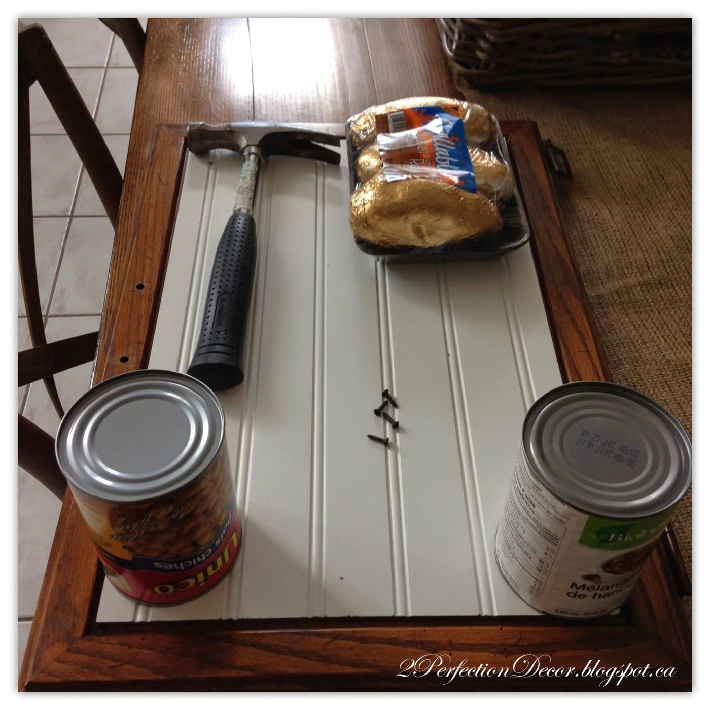 Kitchen island with beadboard walkthrough by 2Perfection Decor featured on @Bekob