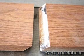 Upgrade Oak Kitchen Cabinets With Crown Moldings-5