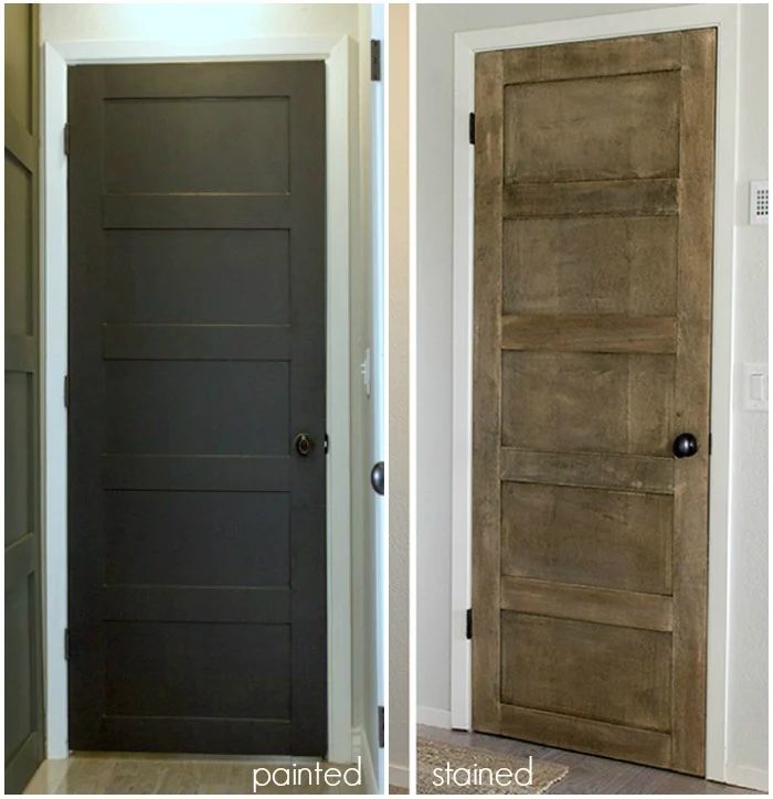Make a Handmade 5 panel door from a flat door - Jenna Sue Designs on @Bekob