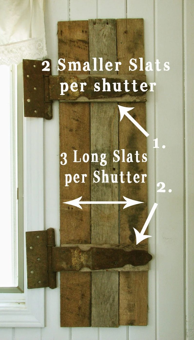 how to build shutters from pallets, Prodigal Pieces on Bekob