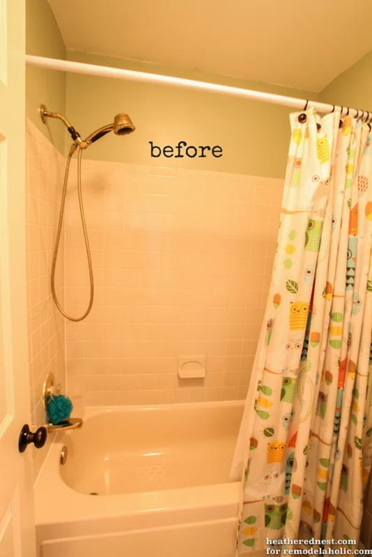 Handmade tub and tile reglazing project! Lighten and brighten your bath for about $50 in one weekend!