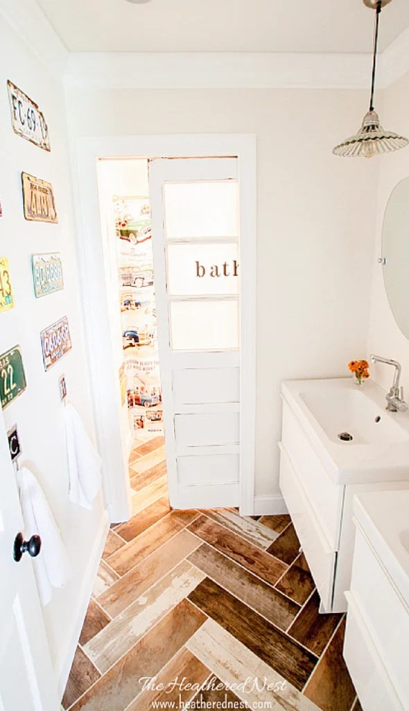 TheHeatheredNest bathroom renovation