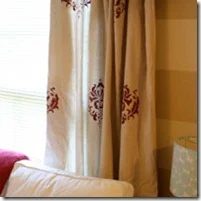 drop cloth curtains