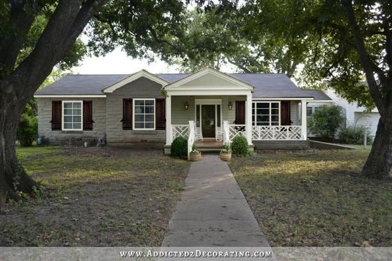 50's Ranch-Style Home Curb Appeal Update Inspiration