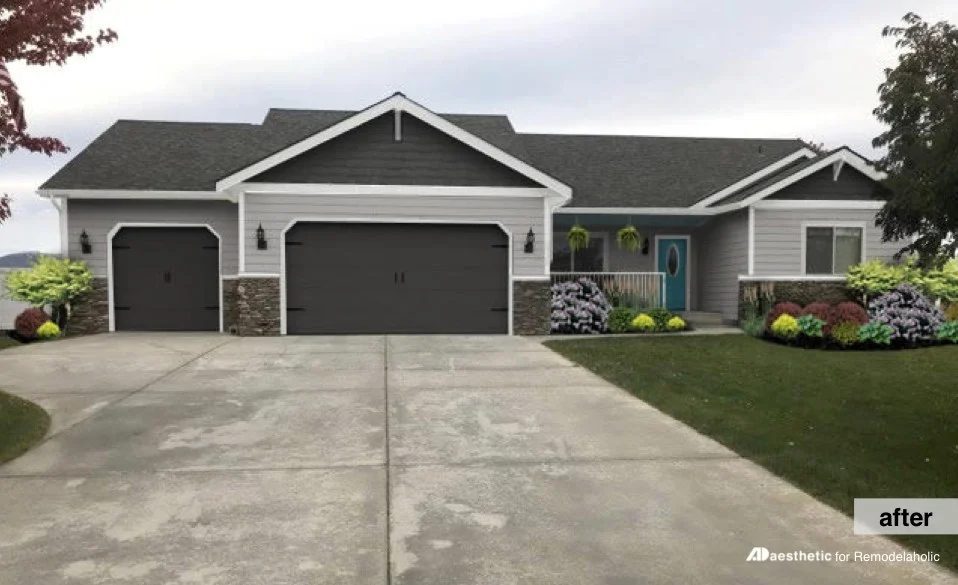 Real Life Rooms Garage Door Curb Appeal Dilemma