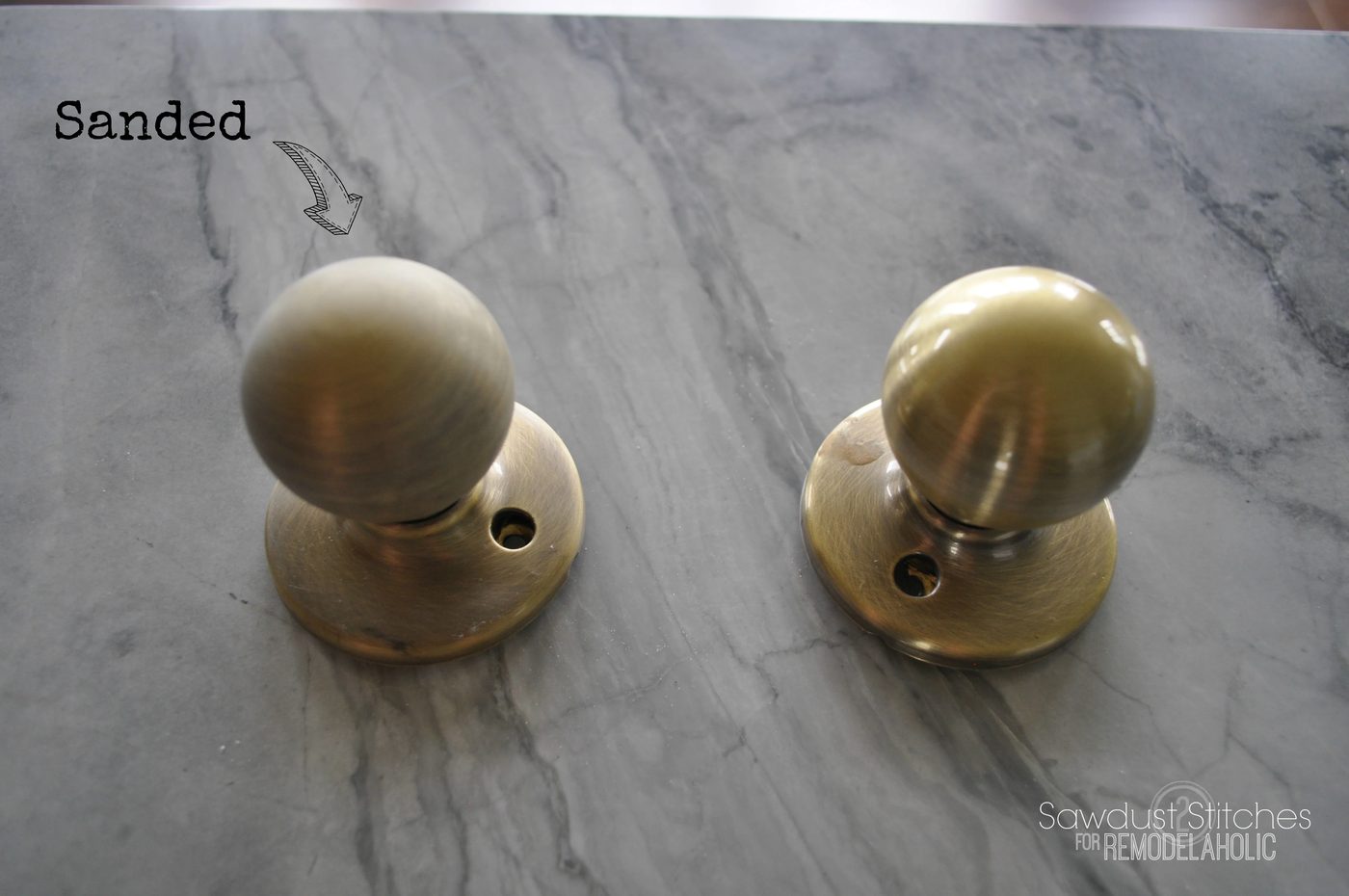 How to upgrade door knobs with spray paint -- the RIGHT way so you'll only have to do it ONCE!