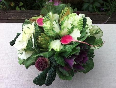 cabbage radish-bouquet