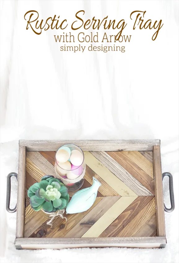 rustic wood tray handmade Simply Designing