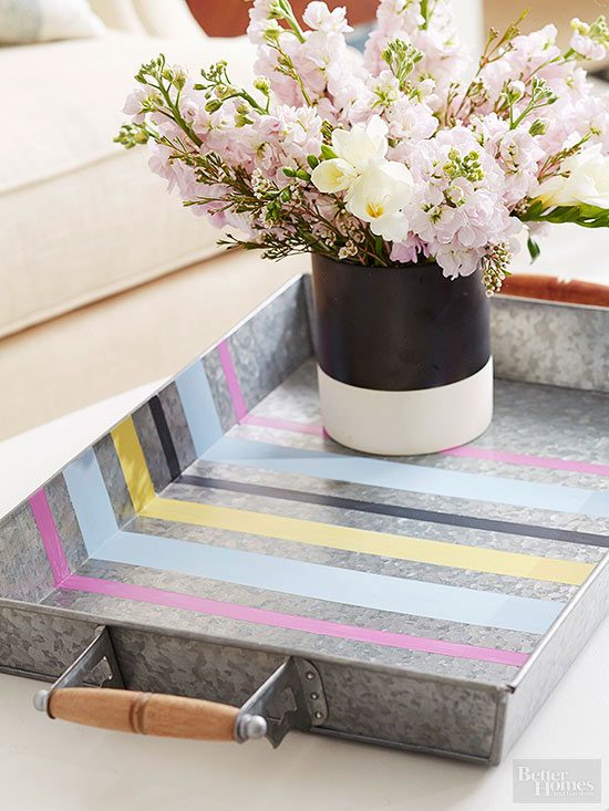 bhg metal coffee table tray