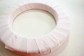 Wreath Wrapping to create a pretty project