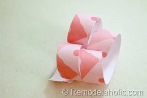 Pink Paper Curl how to