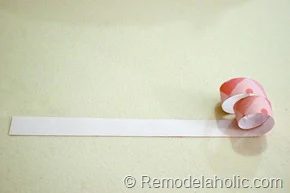 Paper curling technique for a Wreath at Bekob.com