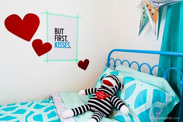 But First, Kisses! Valentine’s Day Ready-to-print Poster + Cards and Envelope