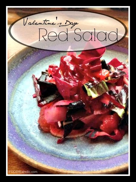 Valentine's Day Red Salad | FOODIEaholic.com #recipe #cooking #salad #appetizer #healthy #diet #beets #holiday