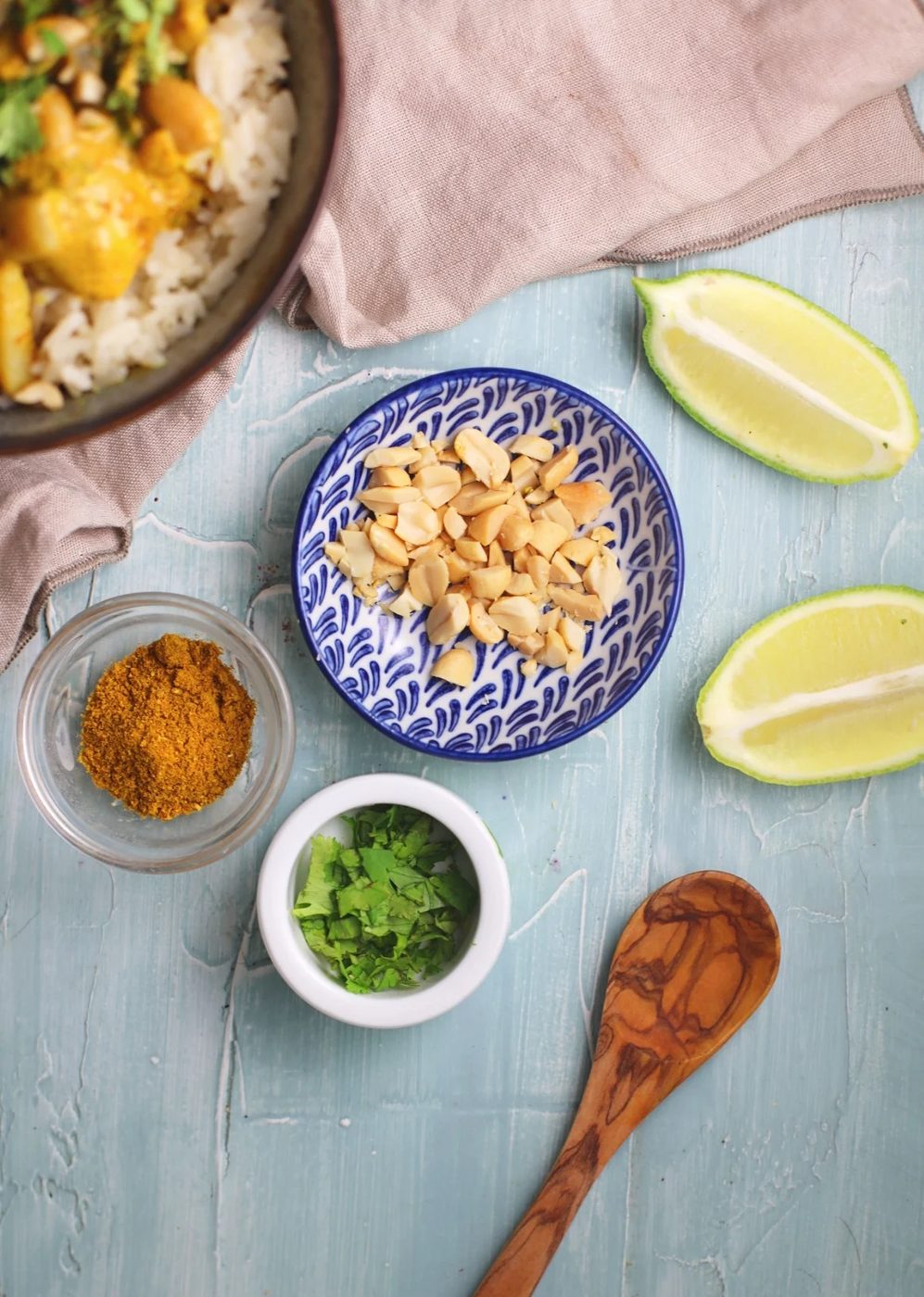 Vegetarian Curry Ingredients