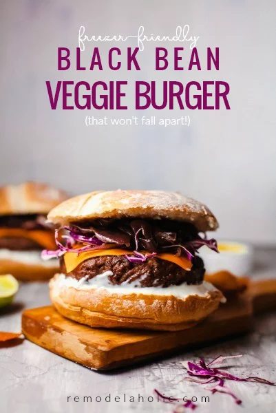 Freezer Friendly Black Bean Veggie Burger Recipe And Tips #Bekob