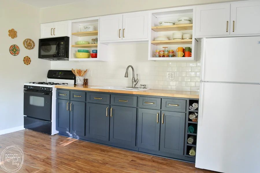 Best Blue Paint Colors Kitchen Cabinets In BM Polo Blue Refresh Living