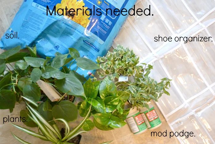 vertical planter materials